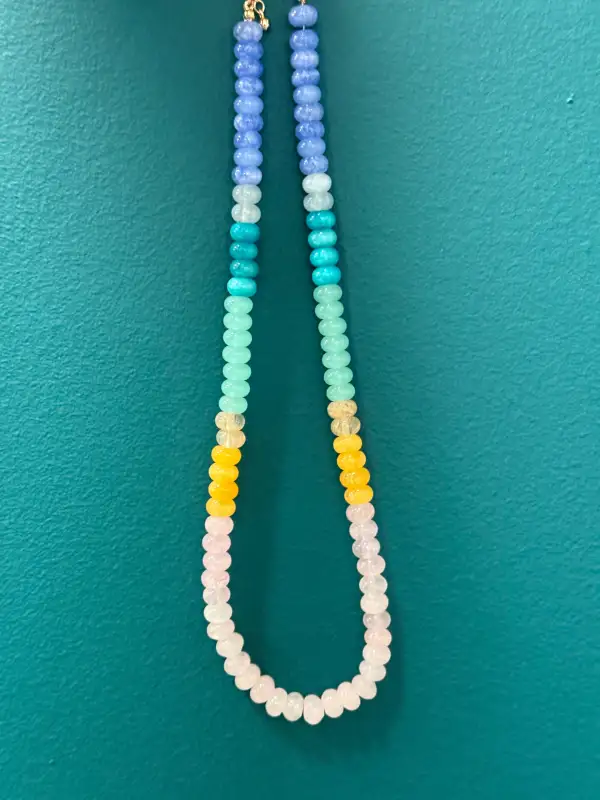 Garden Party Gemstone Necklace