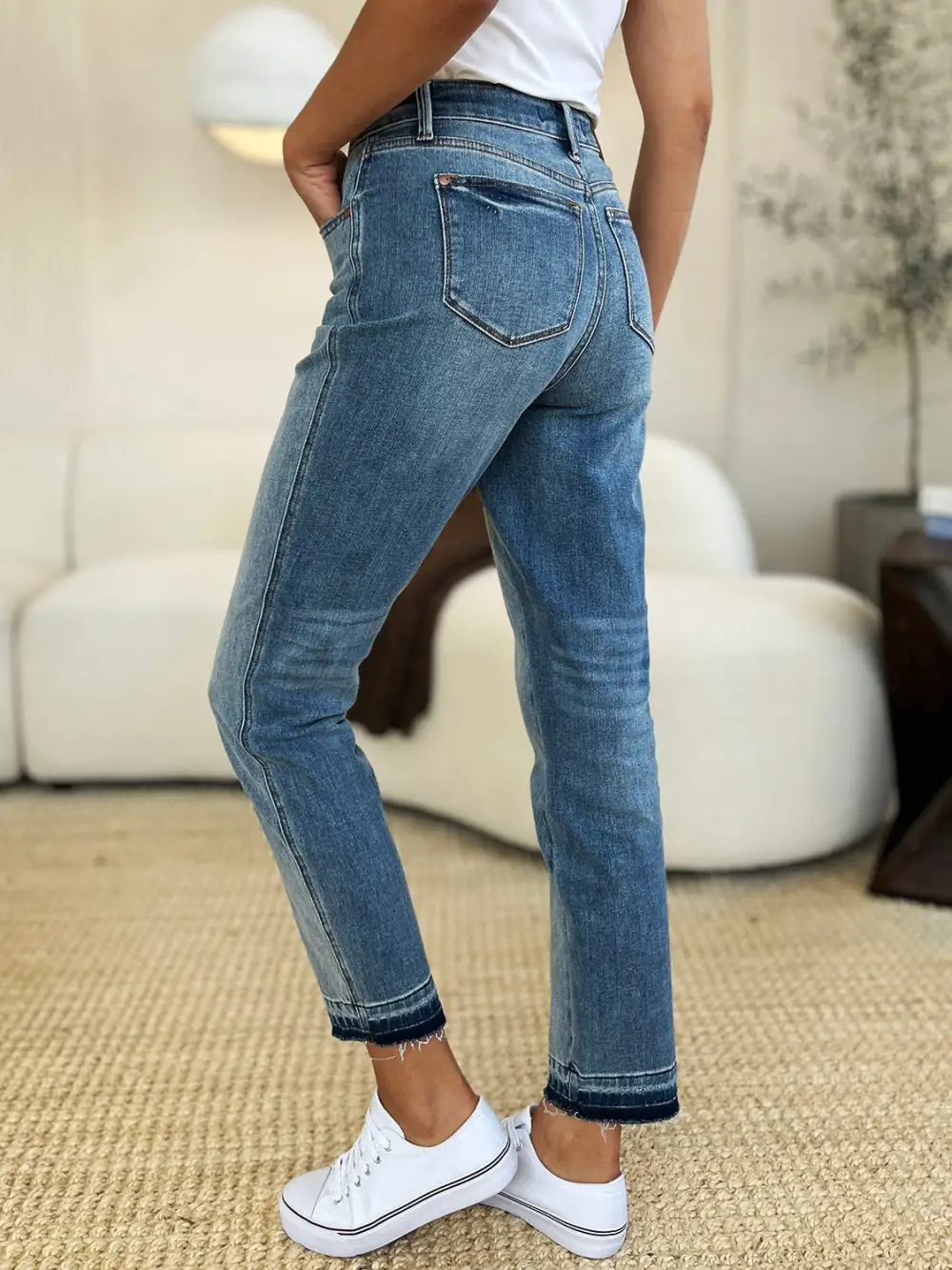 Classic Mid Rise Denim Jeans