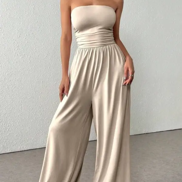 Wide-Leg Women's Two-Piece Set