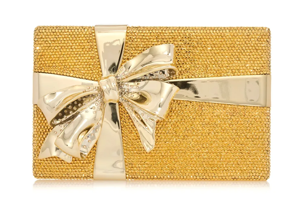 Artful Gift Box Crystal Minaudiere