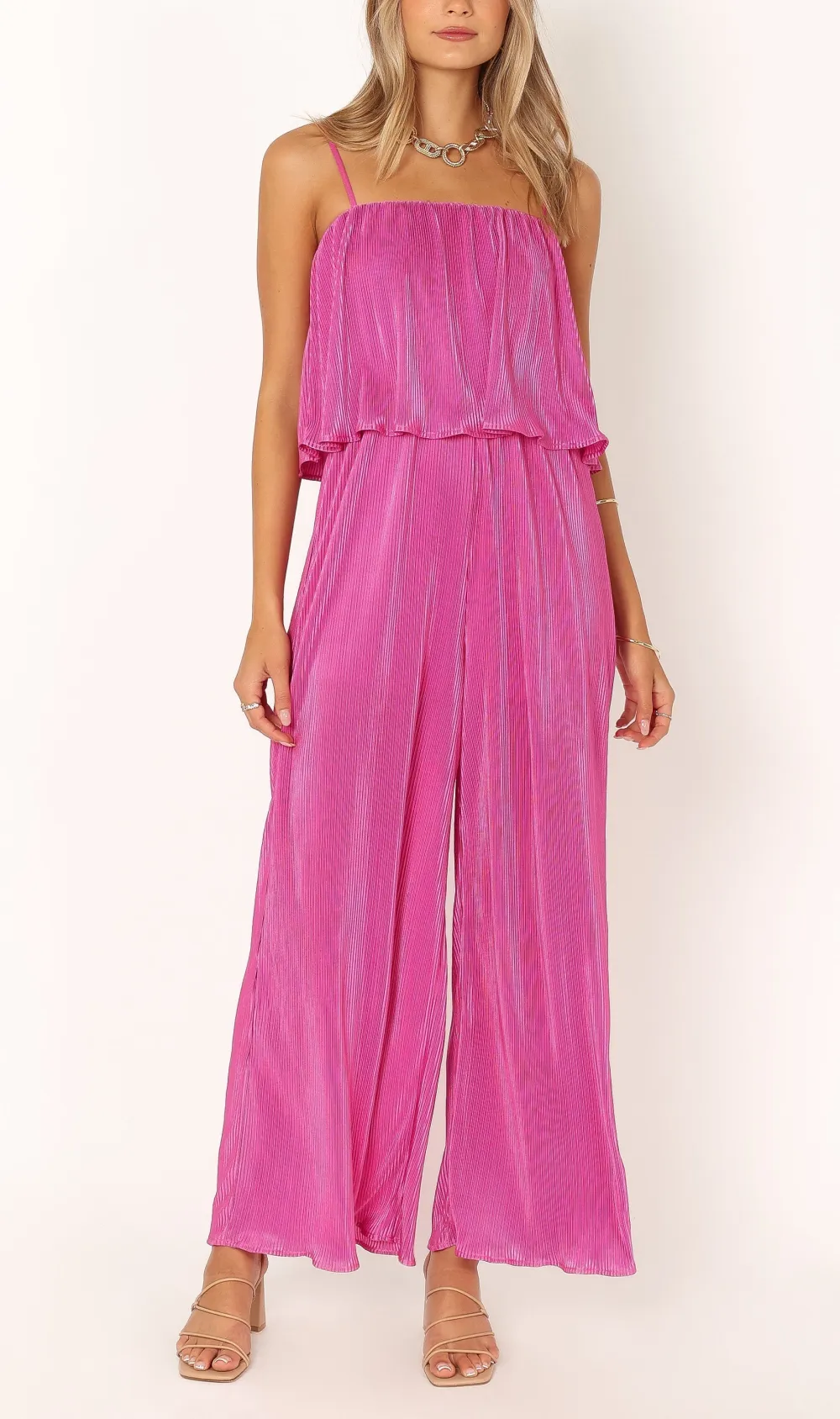 Classic Refined Sleeveless Jumpsuit
