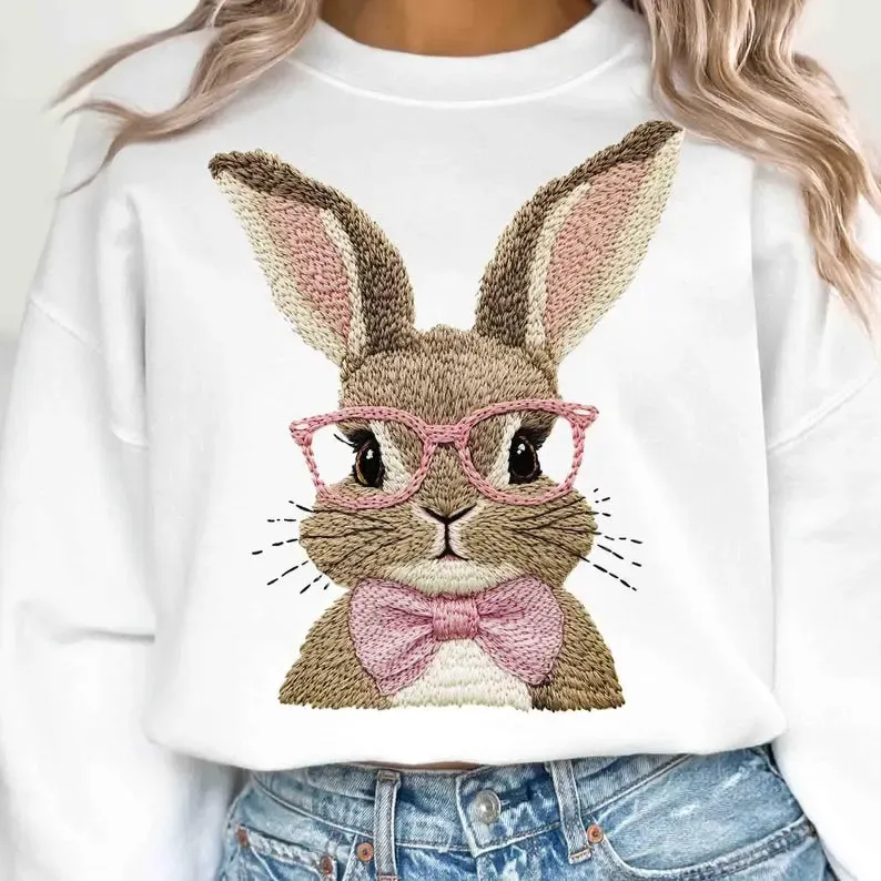 Retro Easter Bunny Sweatshirt