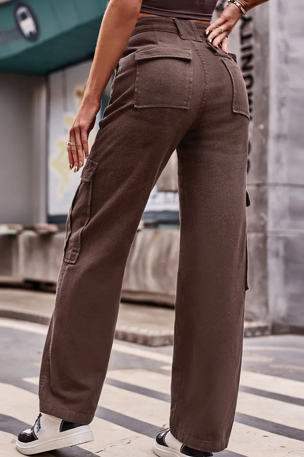 High Waist Loose Fit Denim Jeans