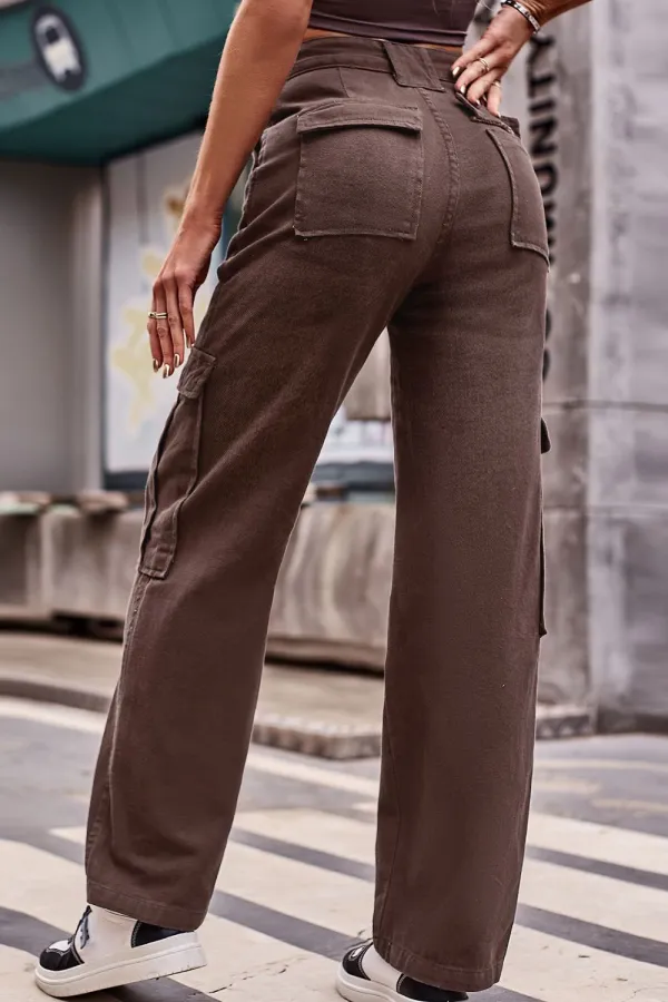 High Waist Loose Fit Denim Jeans