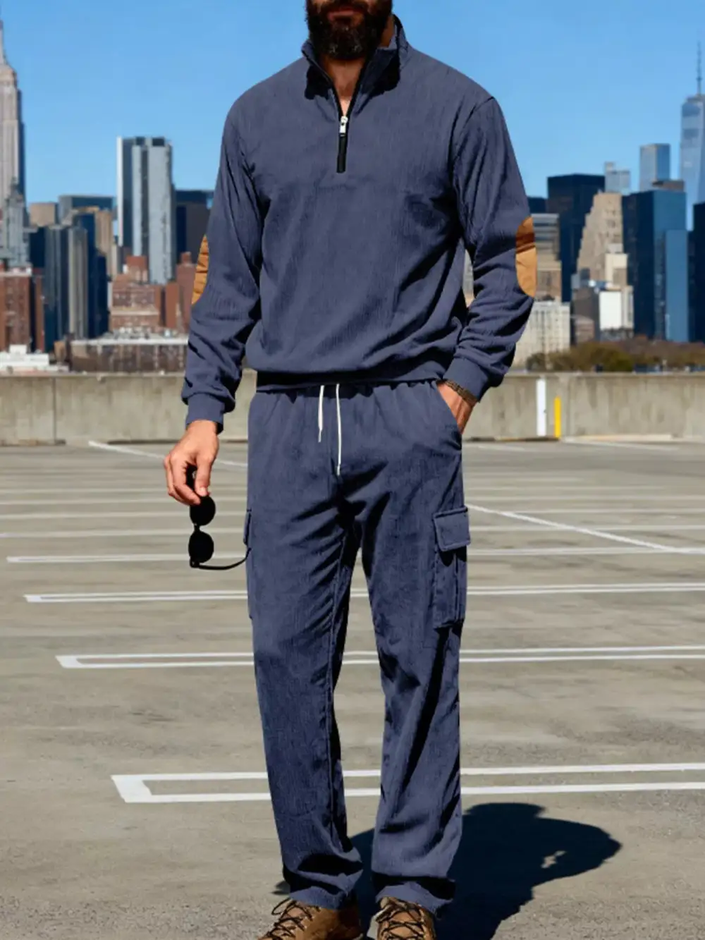 Men's Full Size Casual Long Sleeve Top