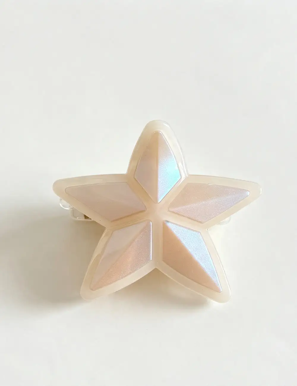 Iridescent Flower Star Hair Hair Claw Clip