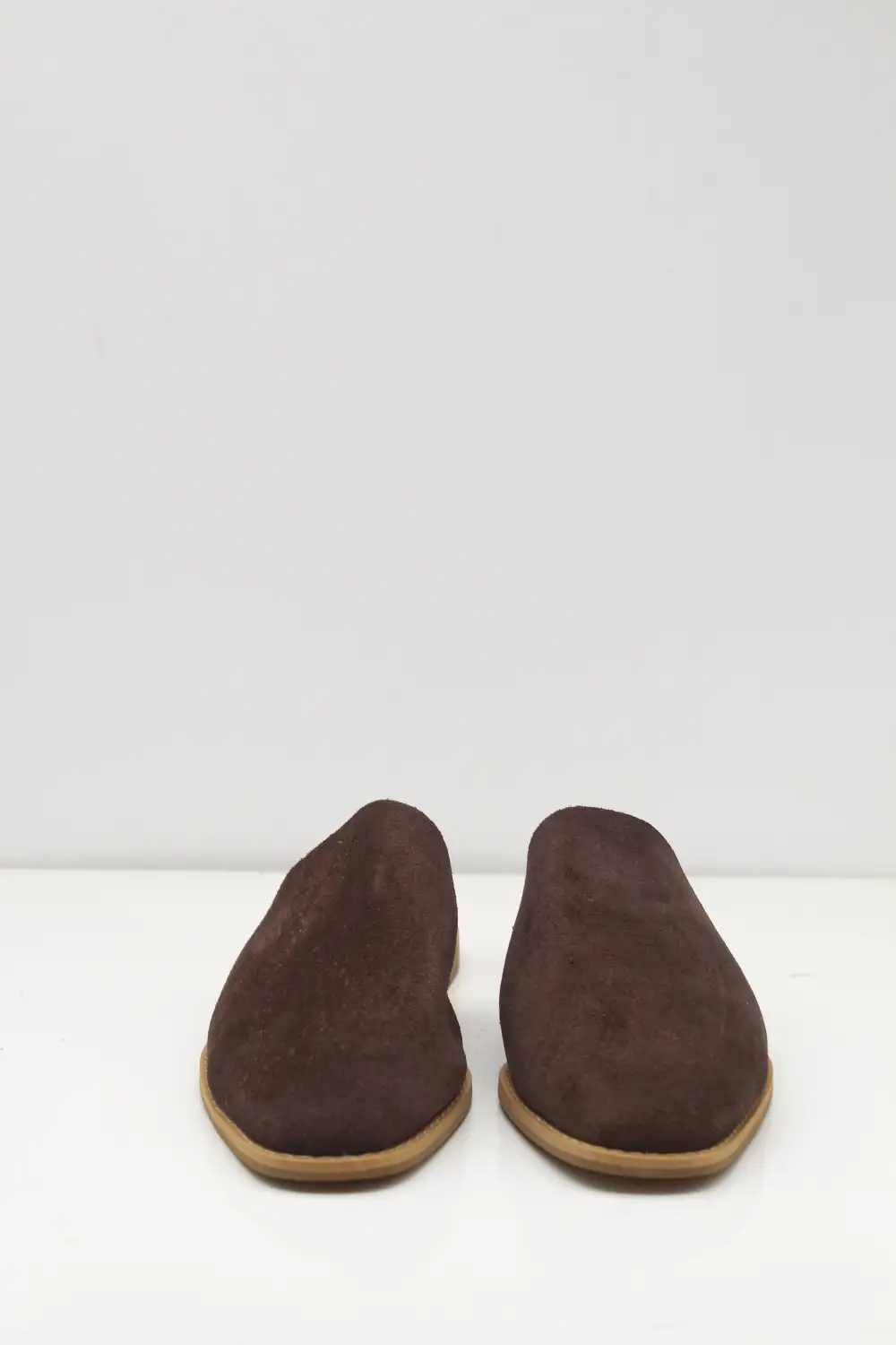 Soft Square-Toe Leather Mule