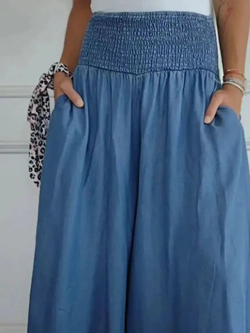 Everyday Smocked Wide Leg Pants