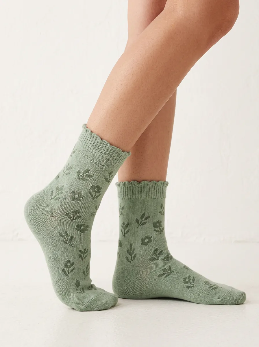 Casual Floral Casual Socks