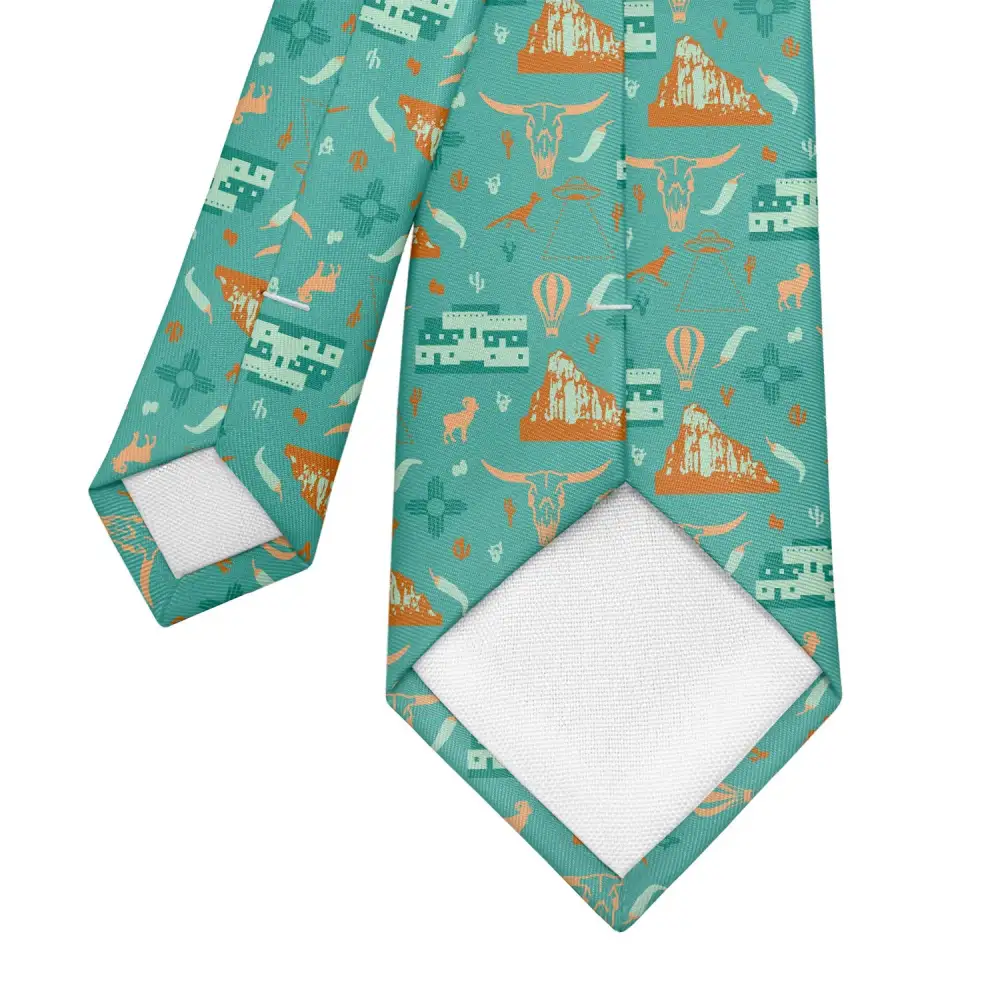 Modern Heritage Emblem Accent Necktie