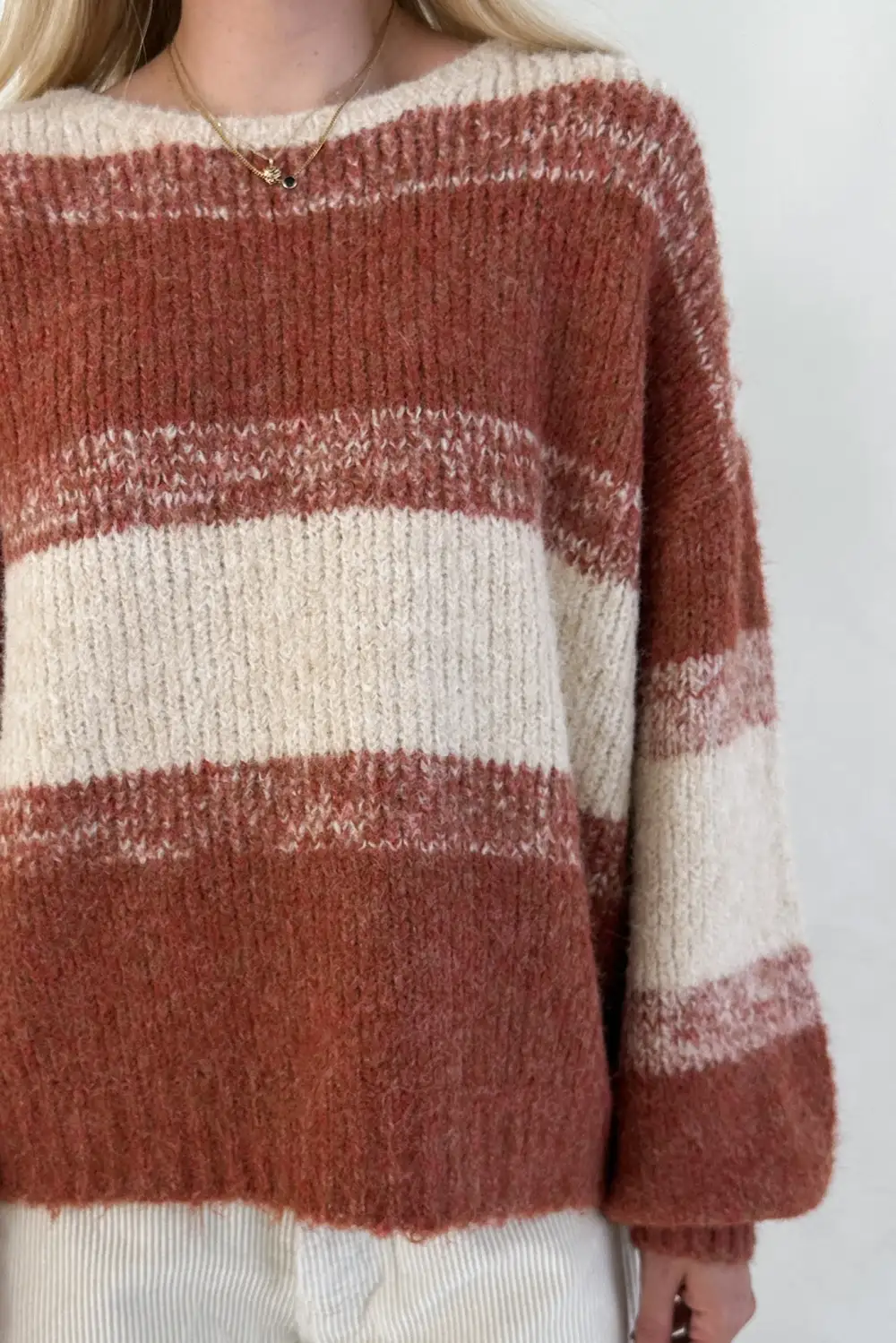 Airy Soft Striped Sweater