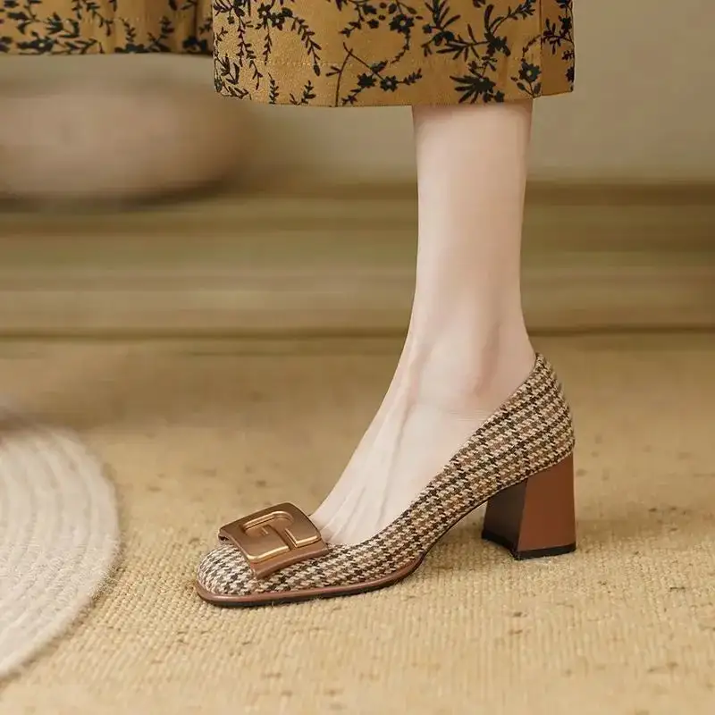 Square Toe Office Ready Pumps