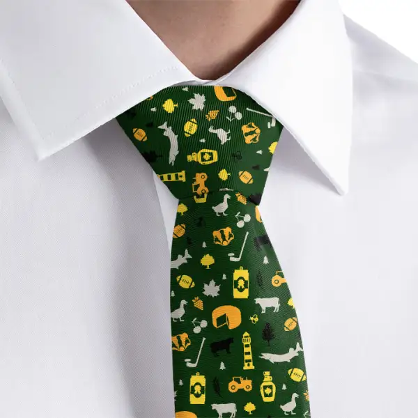 Timeless Heritage Emblem Statement Necktie