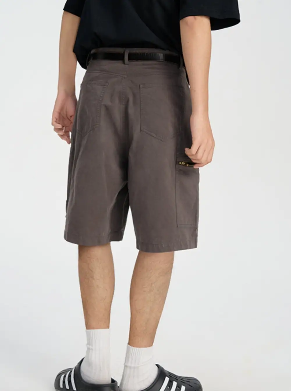 Washed Multi Pocket Cargo Shorts