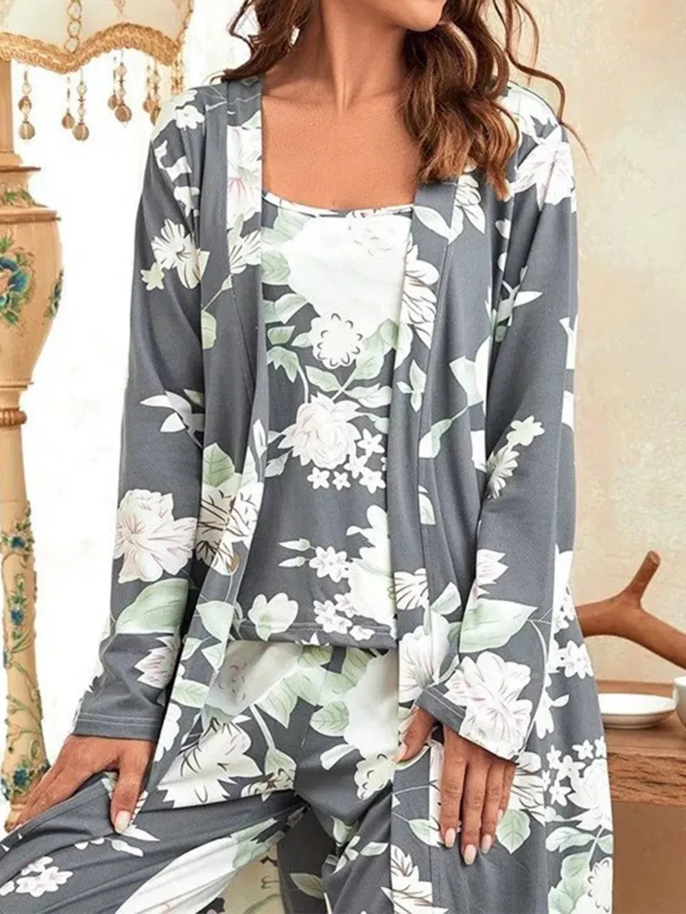 Soft Three Piece Pajama Set