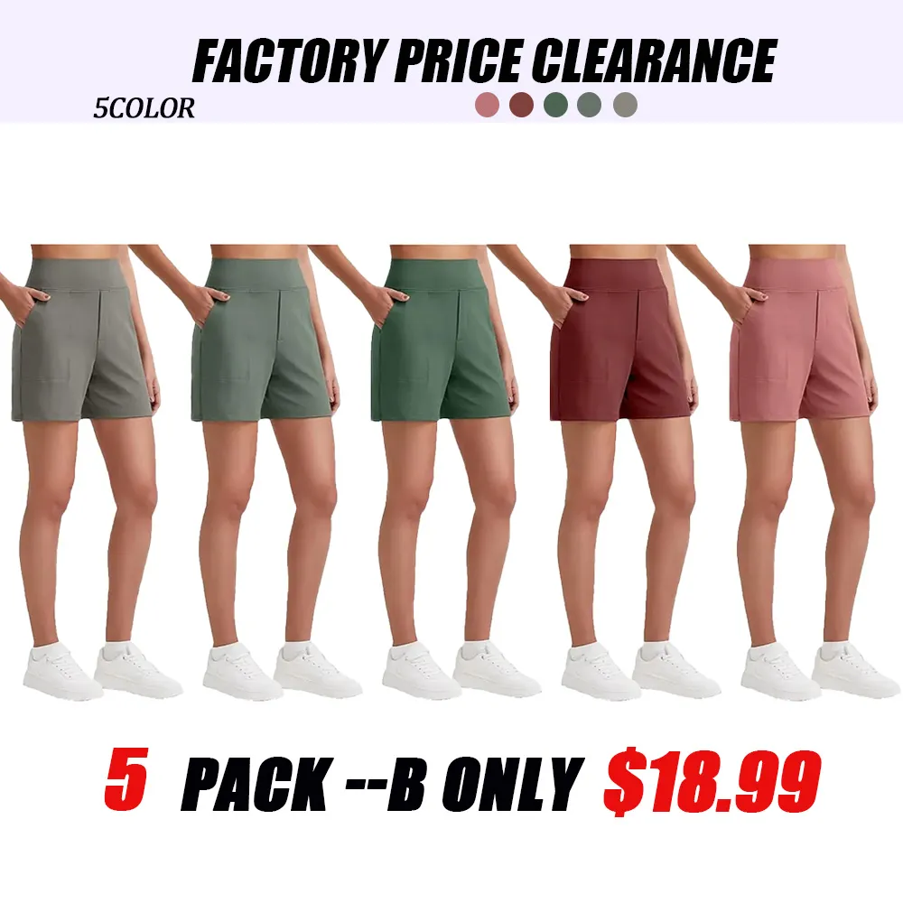 🔥 Women's High-Waist Bermuda Shorts | Sports Running & Yoga Shorts