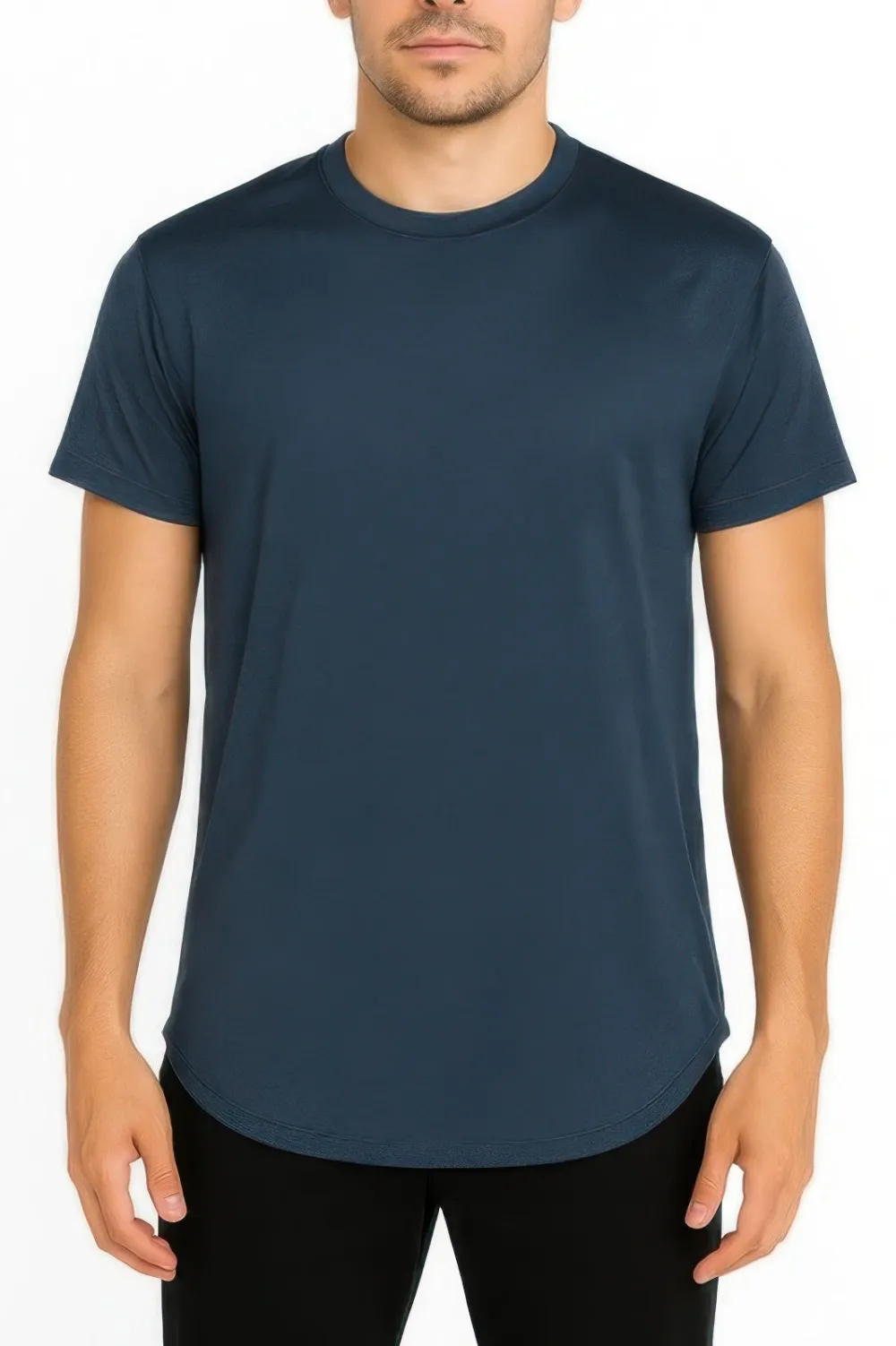 Curved Athletic Sports T-Shirt