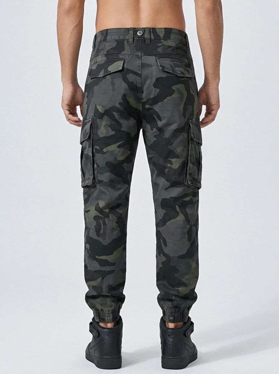 Street-Utility Camouflage Camouflage Cargo Pants