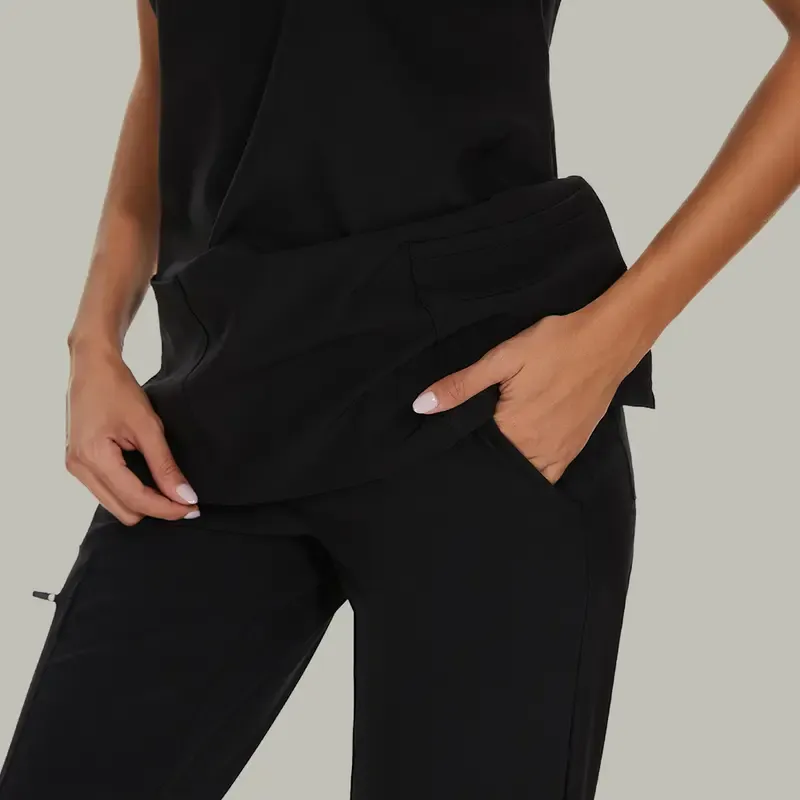 Women's Medical Suit - V-neck Top and Sweatpants