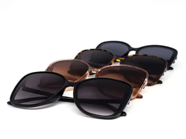 12-Pack Oversized Gradient Assorted Slim Sunglasses