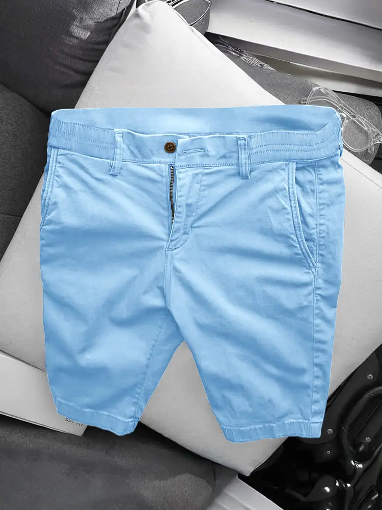 Men's Casual Business Straight Cotton Shorts