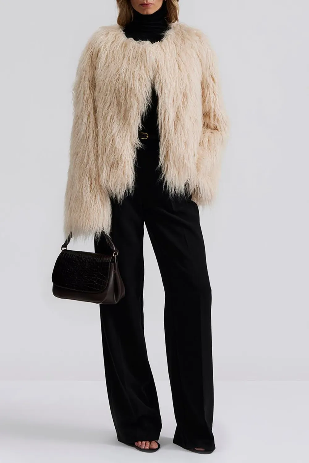 Faux Fur Oversized Jacket