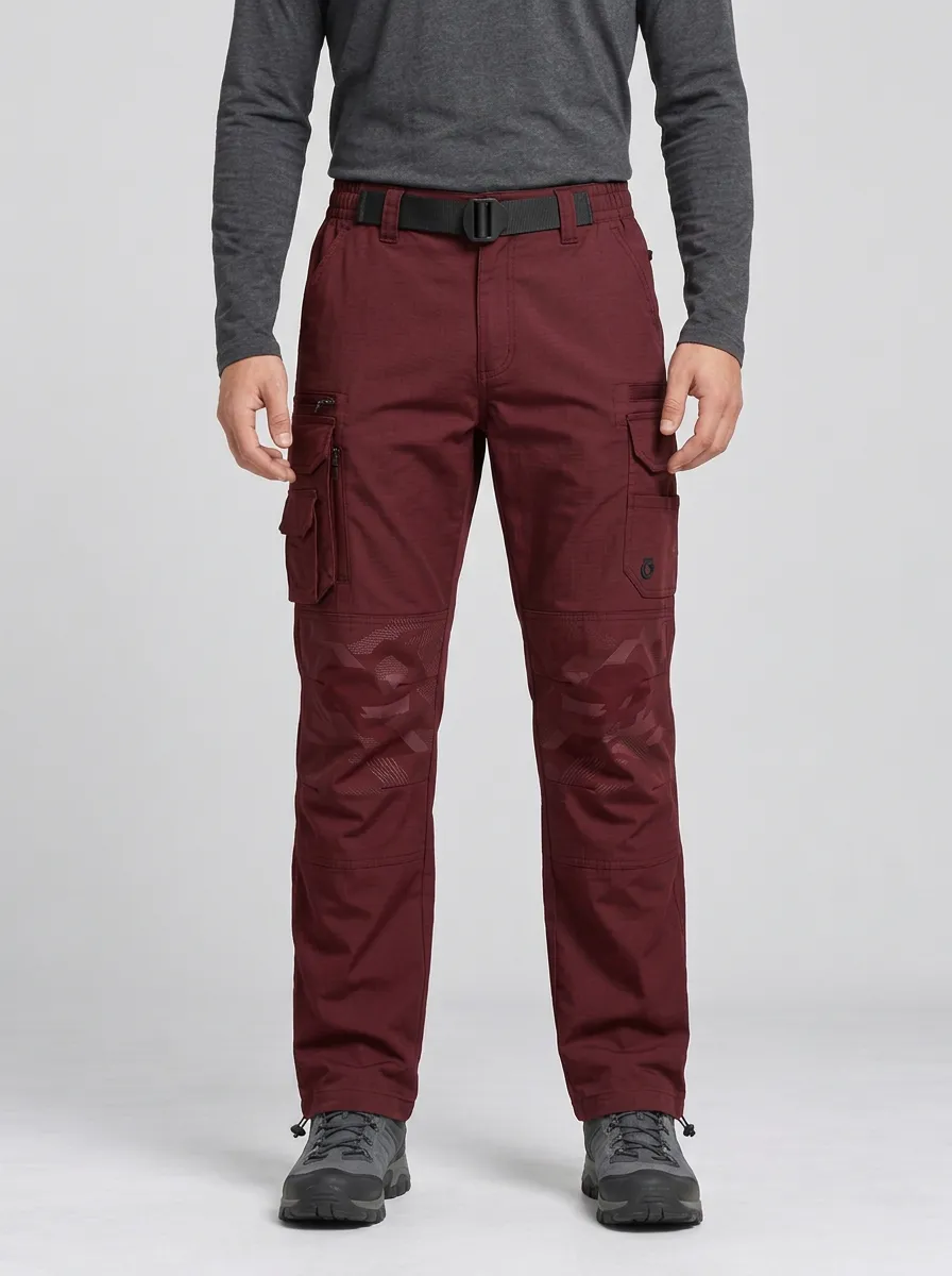 Unisex Geometric Pattern Tactical Work Pants
