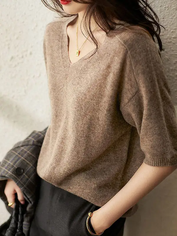 Urban V-Neck Pullover Sweater