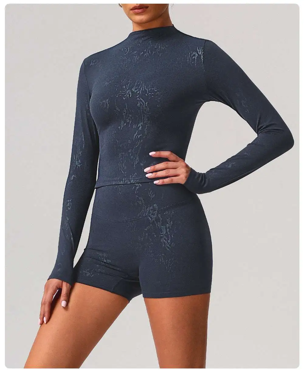 Long-Sleeve Yoga Activewear Active Set