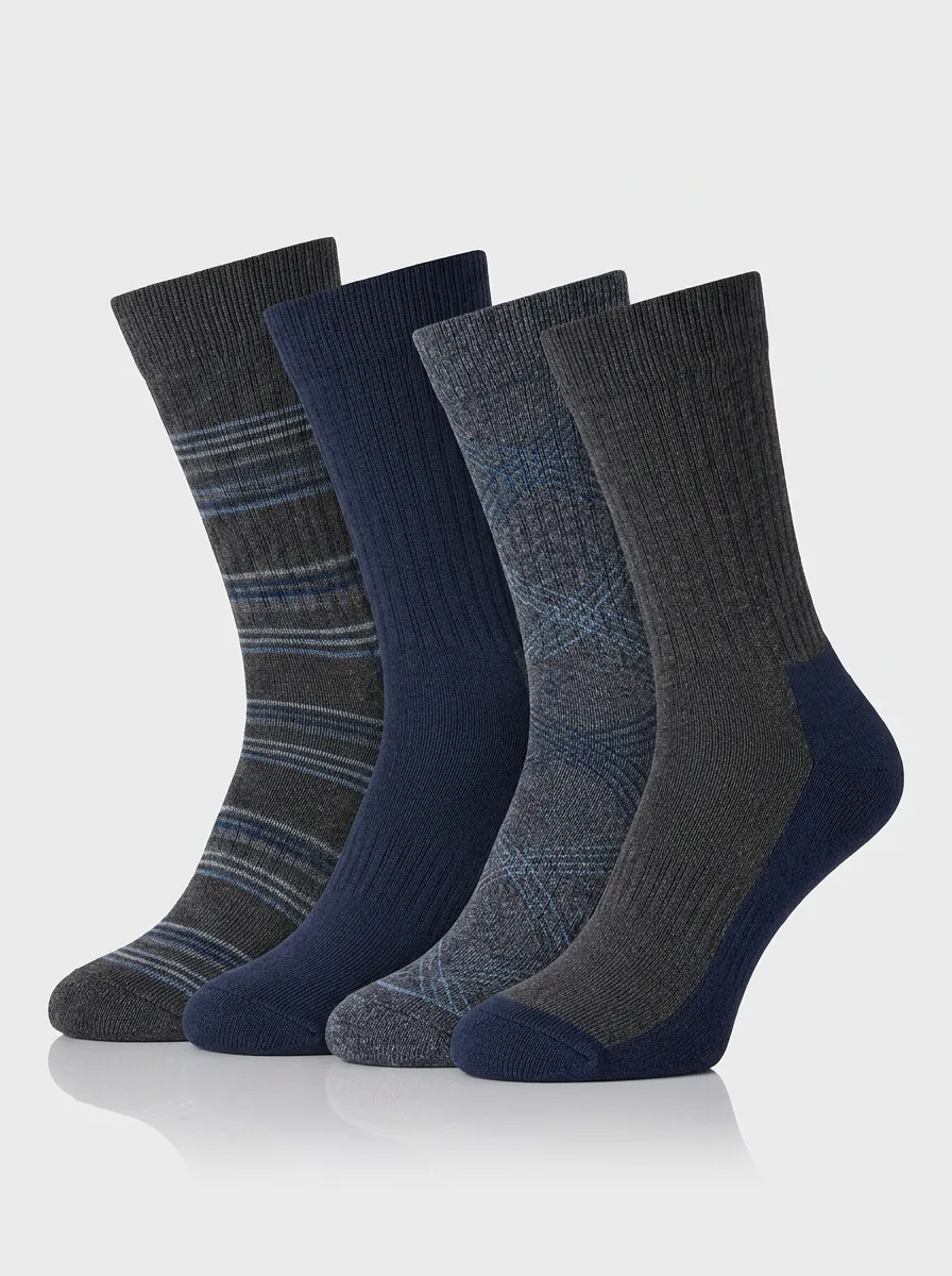 Men's Timeless Four Pair Socks