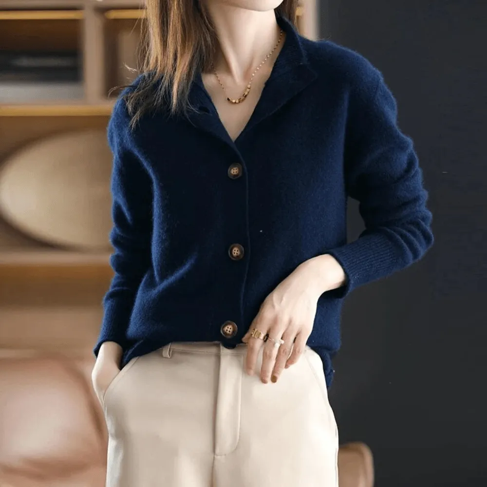 Cashmere Cropped Cardigan