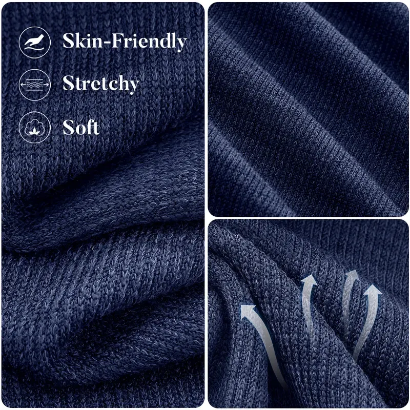 Women's 2-Piece Knitted Sets Hoodie & Wide Leg Pants with Pockets Drawstring