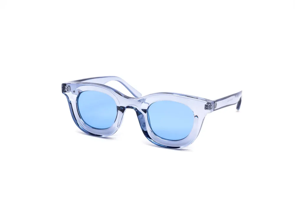 12-Pack Retro Round Translucent Sunglasses