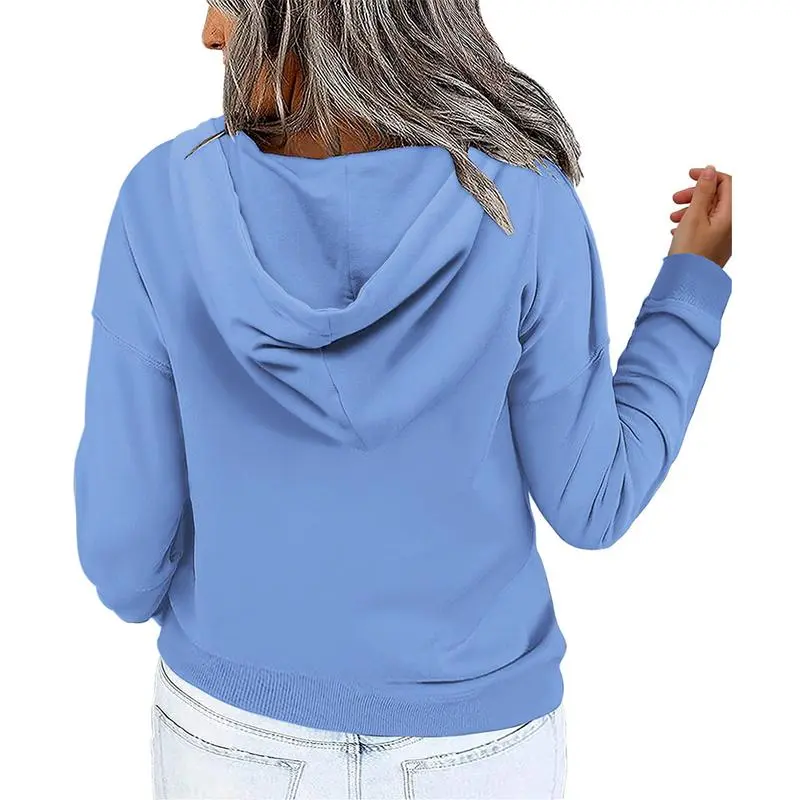 Women's Plus Size Quarter-Zip Hoodie - Lightweight Pullover with Pocket (1X-4X)