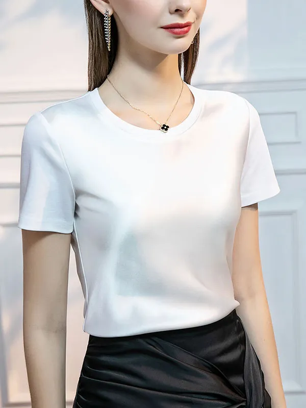Short Sleeve Round Neck Everyday T-Shirt