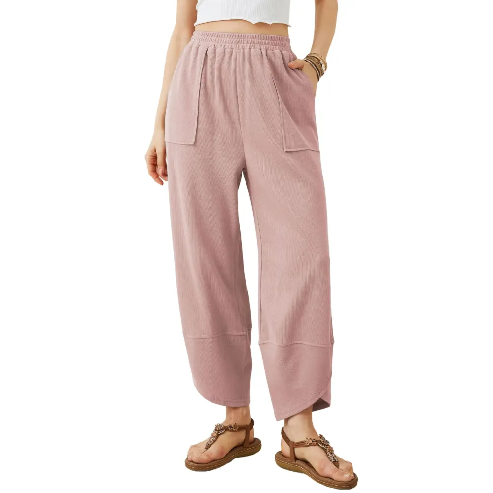 Elasticated Harem Palazzo Pants
