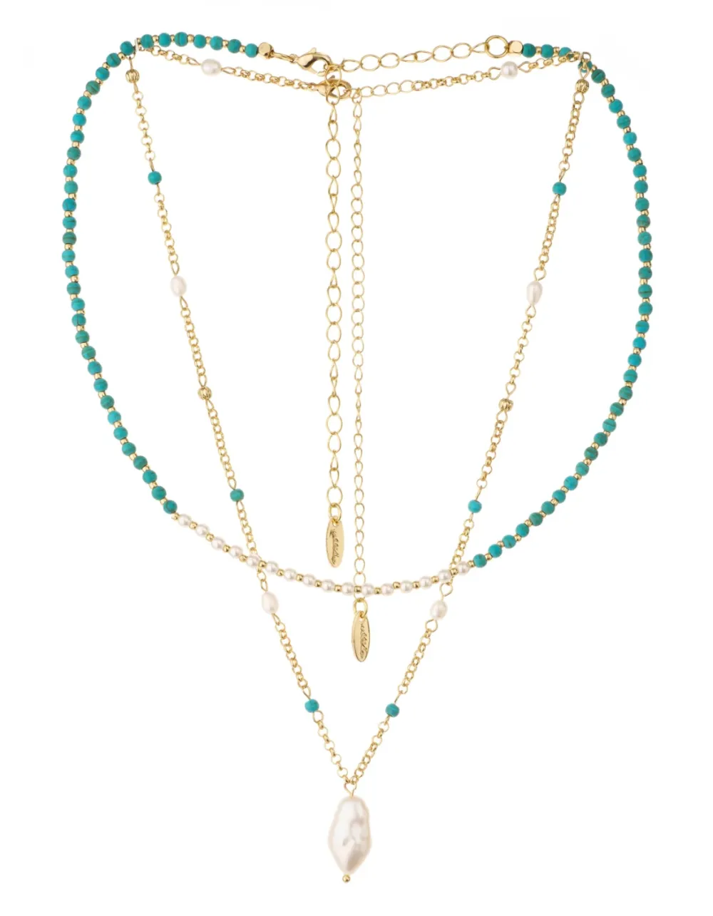 Pearl Pendant Necklace Set