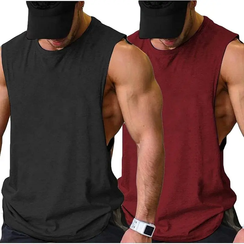 Men’s Workout Tank Top – Sleeveless Muscle T-Shirt for Gym, Training & Fitness
