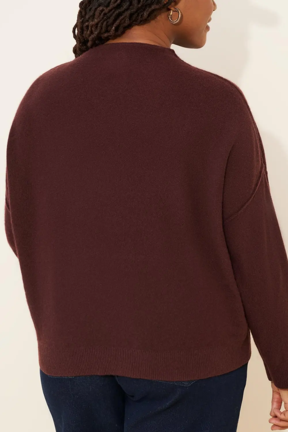 Cashmere Mock Neck Sweater