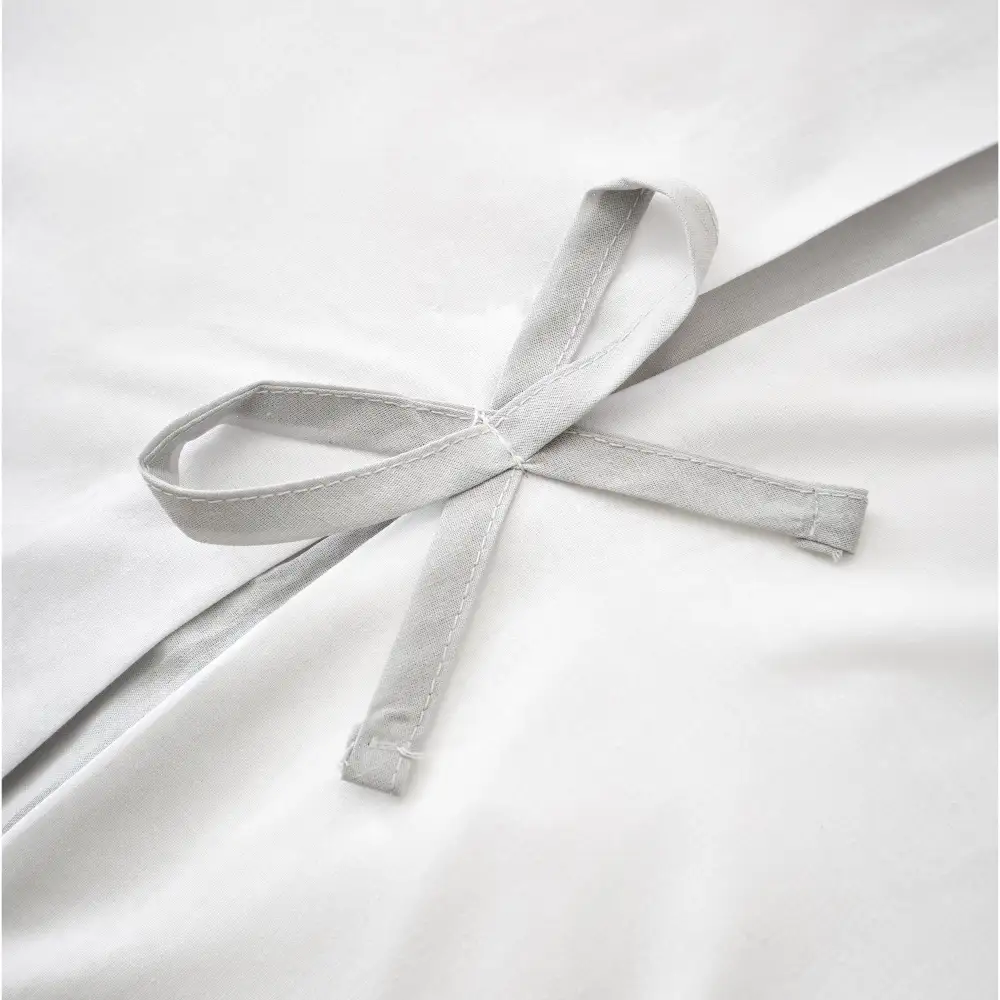 Refined Bedroom Printed Linen Duvet Cover Set
