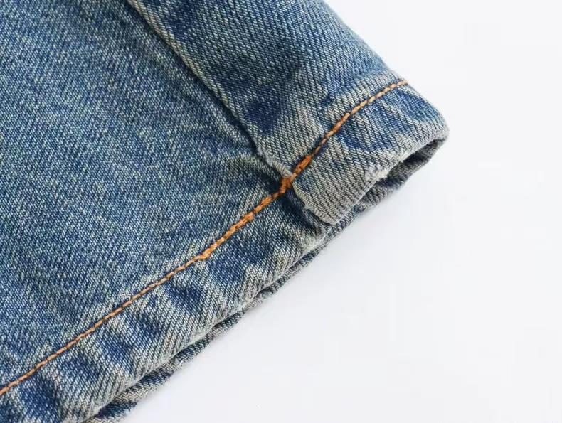 Women's Half-Zip Collared Denim Dress – Clearance Sale, Selling at a Loss!