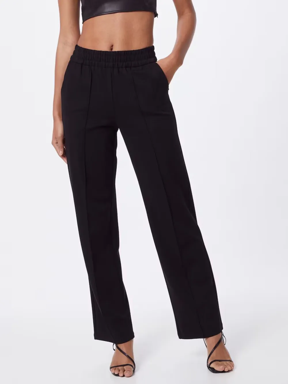 Plain Colored Casual Style Pants