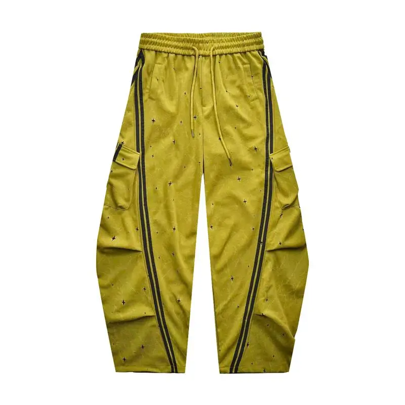 Women  Wide Leg Drawstring Joggers with Side Pockets