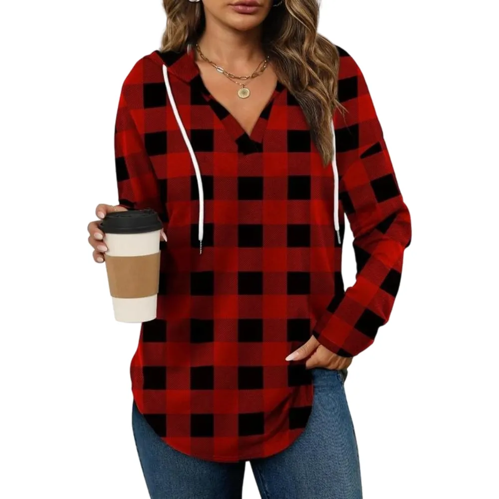 Women’s Oversized Long-Sleeve Pullover！