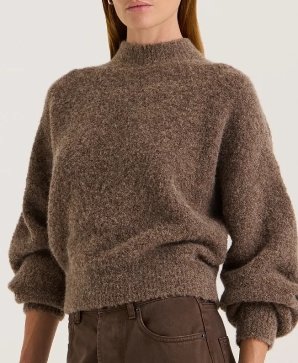 Oat Oversized Textured Knit Sweater