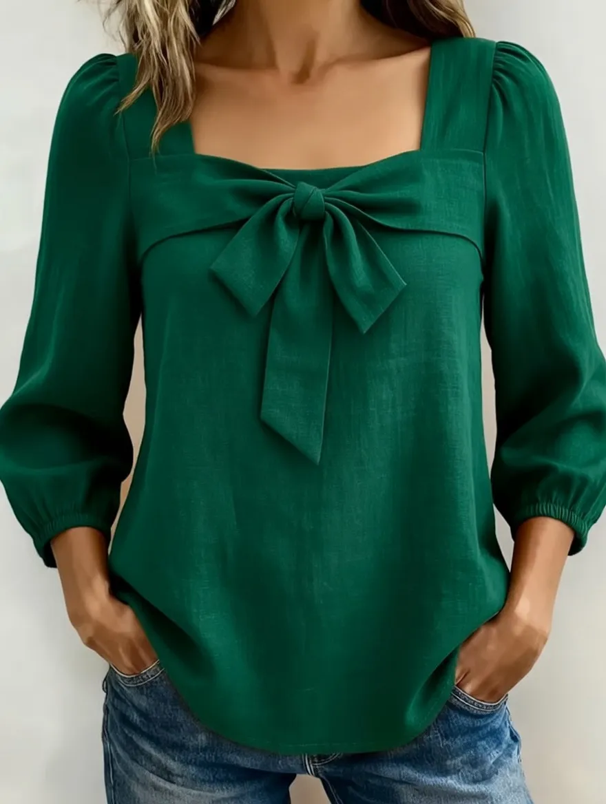 Women's Casual Fashion Pure Cotton Shirt