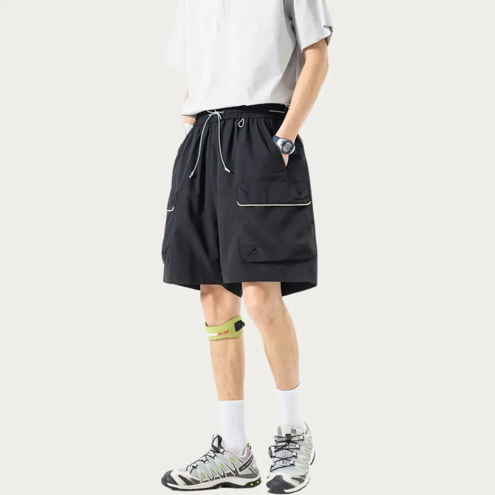 Tailored Drawstring Pocketed Lightweight Men's Athletic Shorts