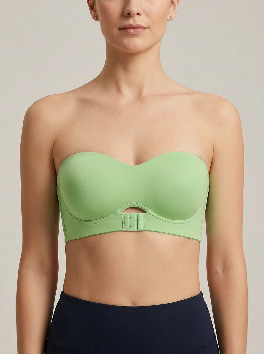 Women's Cutout Front-Closure Strapless Bra