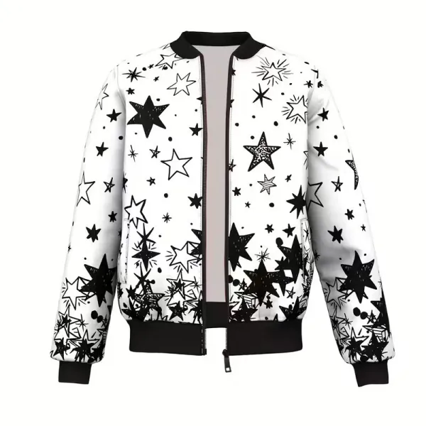 Star Graphic Bomber Jacket