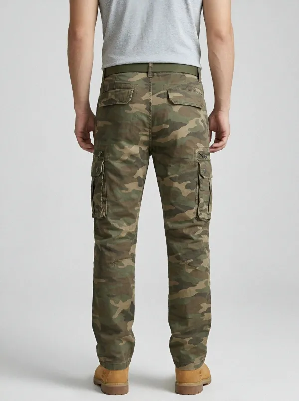 Outdoor-Ready Camouflage Cargo Pants